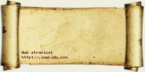 Aca Džaković vizit kartica